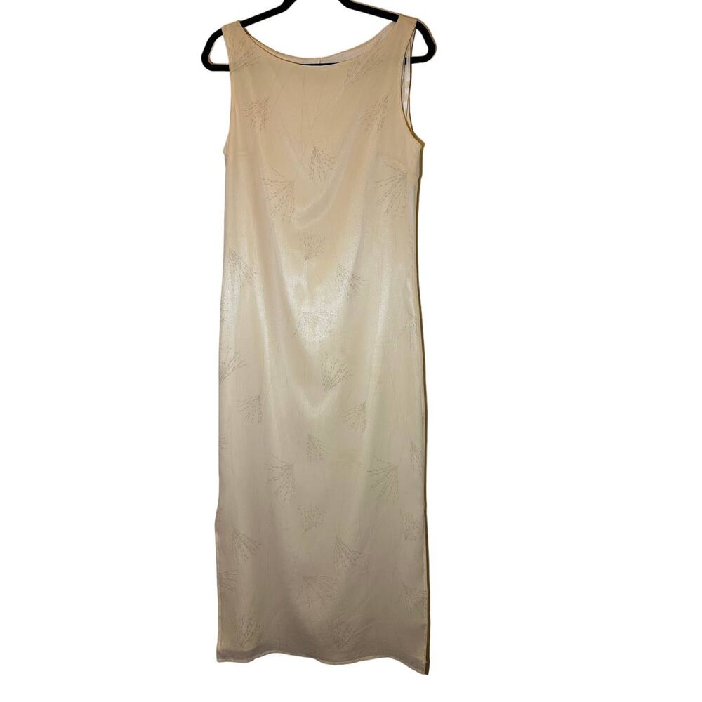 Lord  & Taylor Woman's Yellow 100% Silk Dress Size 6 Prom Wedding